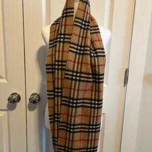 Burberry Unisex Scarf 100% Cashmere